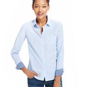 Button down striped shirt